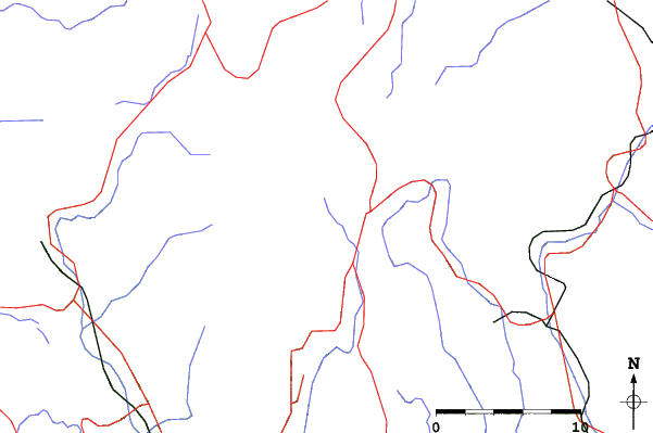 Roads and rivers close to Meihou