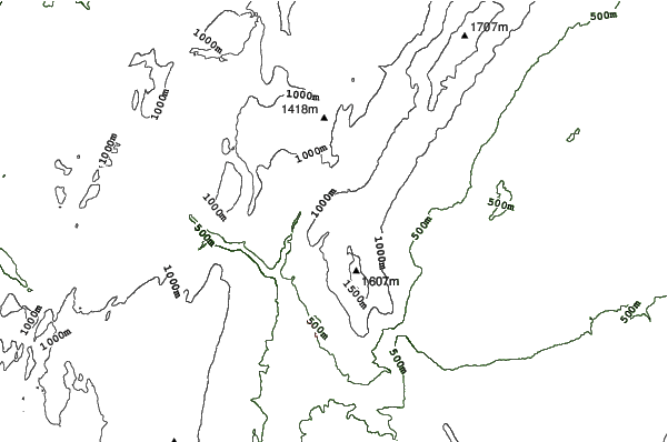 Menthières neighbourhood contours
