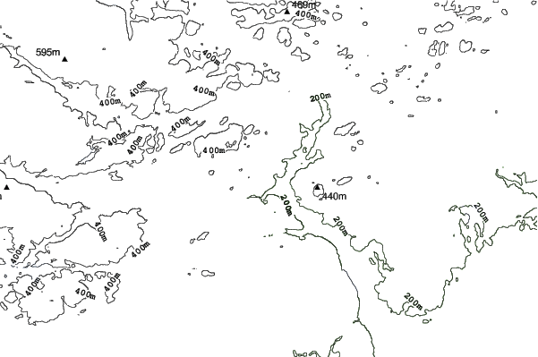 Mont Gabriel neighbourhood contours