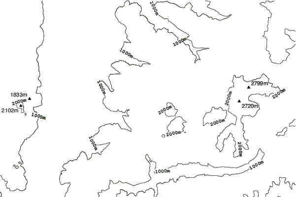 Monte San Pietro-Petersburg neighbourhood contours