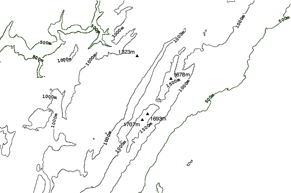 Monts-Jura (Lélex/Crozet) neighbourhood contours