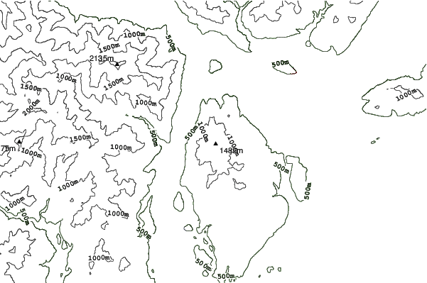 Mottarone neighbourhood contours