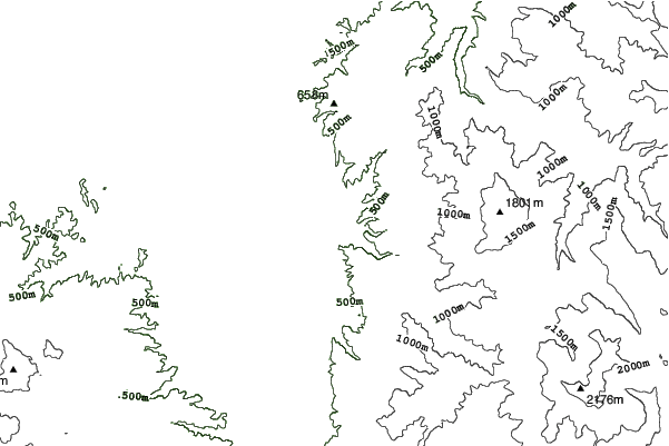 Muntele Mic neighbourhood contours