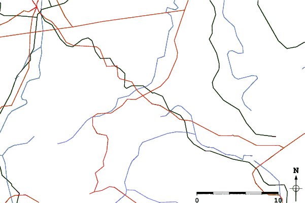 Roads and rivers close to Nesselwang
