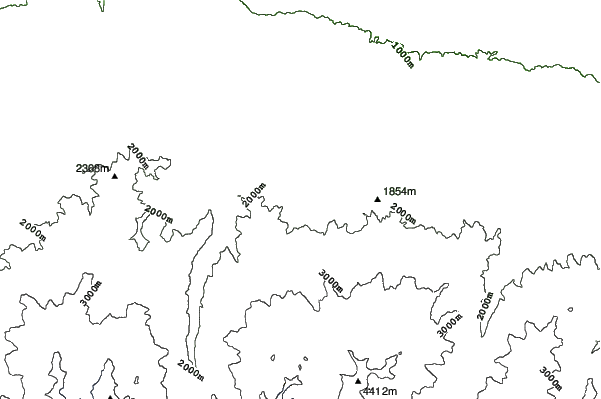 Norus Mountain Ski Centre neighbourhood contours