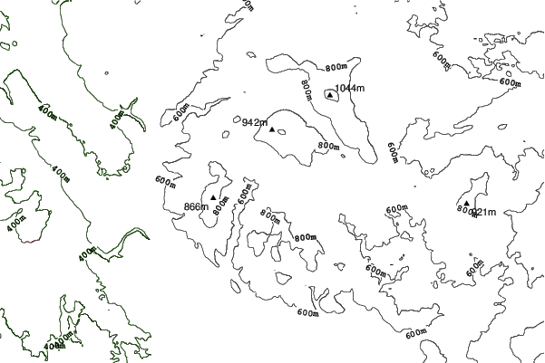 Oberwarmensteinach neighbourhood contours