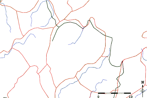Roads and rivers close to Oheyama