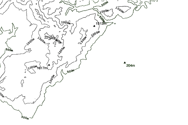 Piancavallo neighbourhood contours