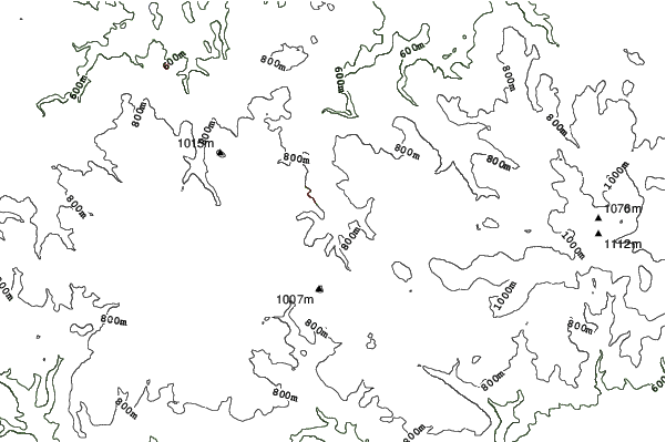 Potůčky neighbourhood contours