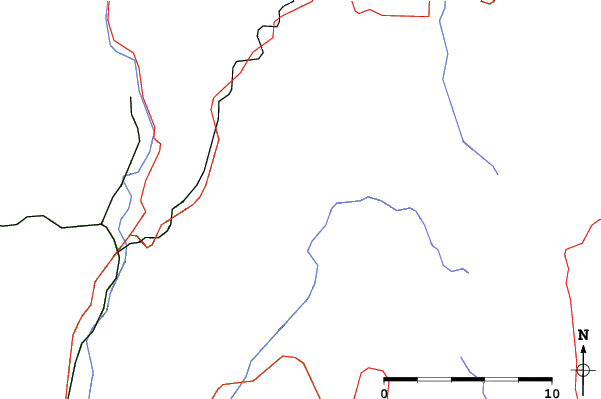 Roads and rivers close to Přemyslov