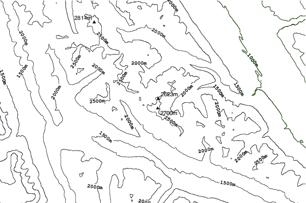 Purcell Mountain Lodge neighbourhood contours