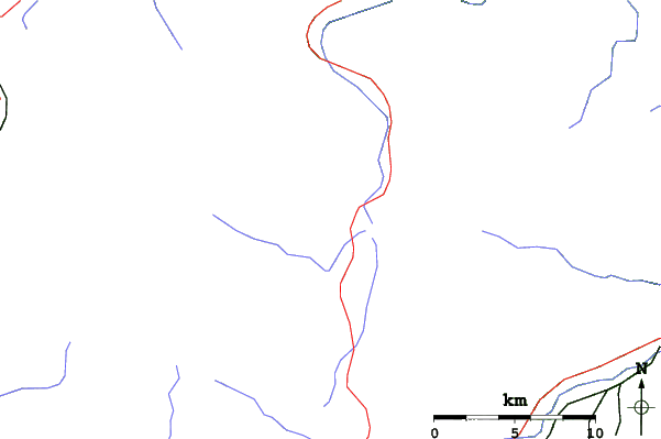 Roads and rivers close to Puyvalador