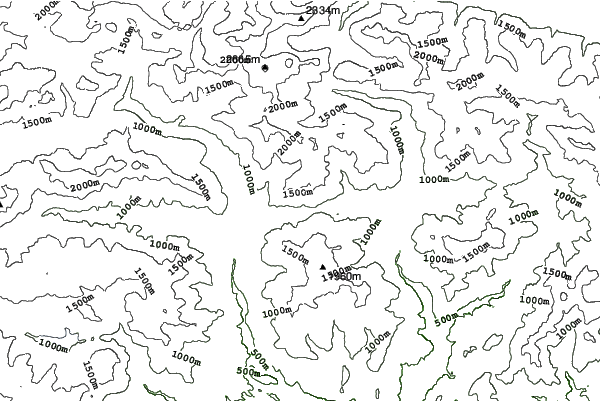 Ravascletto neighbourhood contours