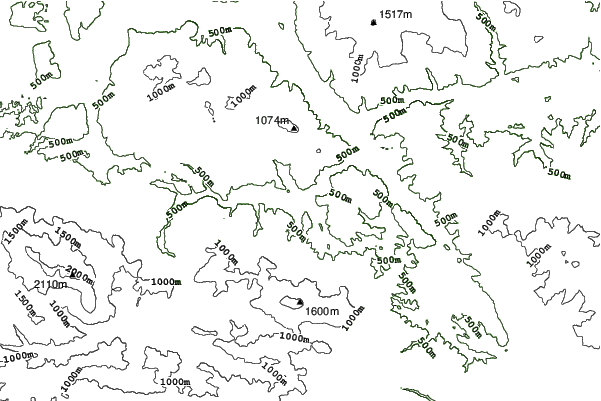 Ravne na Koroškem neighbourhood contours