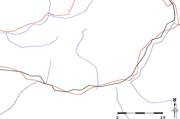 Roads and rivers close to Reallon