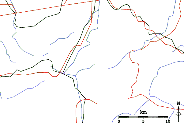 Roads and rivers close to Rettenberg Grüntenlifte