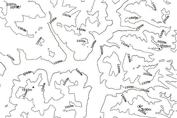 Salmo neighbourhood contours