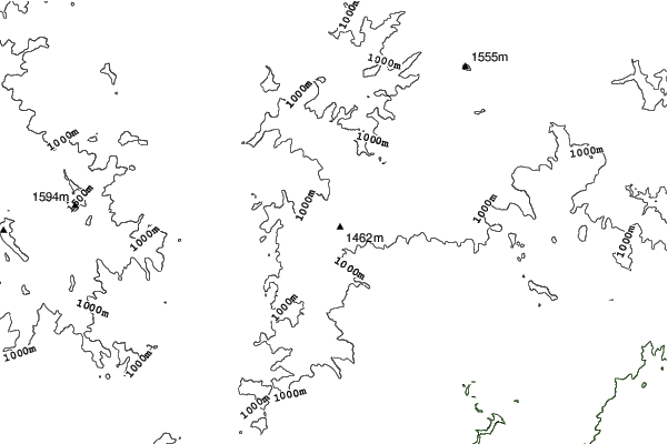 Scaly Mountain neighbourhood contours