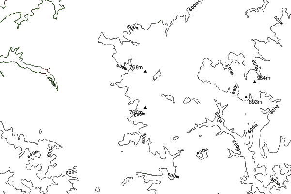 Schöneck/Vogtland neighbourhood contours