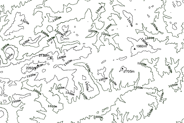 Seewiesen/Seeberg neighbourhood contours