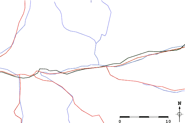 Roads and rivers close to Sillian