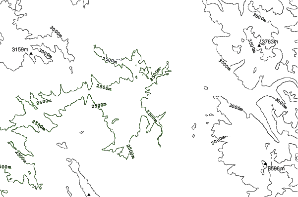 SolVista Golf and Ski Ranch (Silver Creek) neighbourhood contours