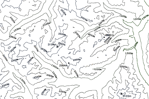 Sorcerer Lodge neighbourhood contours