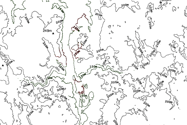 Sorochany neighbourhood contours