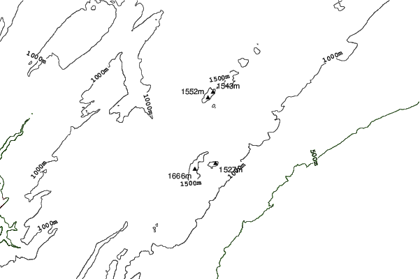 St-Cergue - La Dôle neighbourhood contours