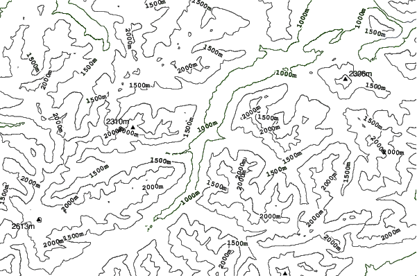 Stanzach neighbourhood contours