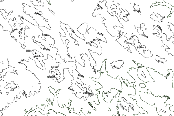 Stebnícka Huta neighbourhood contours