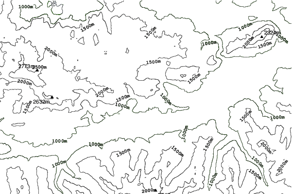 Stoderzinken neighbourhood contours