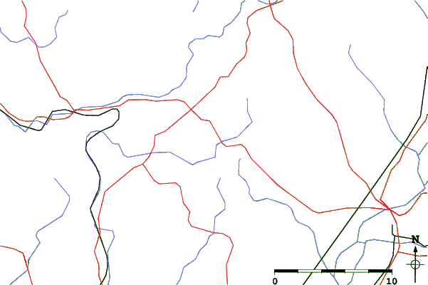 Roads and rivers close to Stupava
