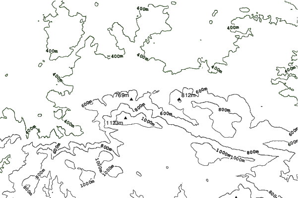 Świeradów Zdrój neighbourhood contours