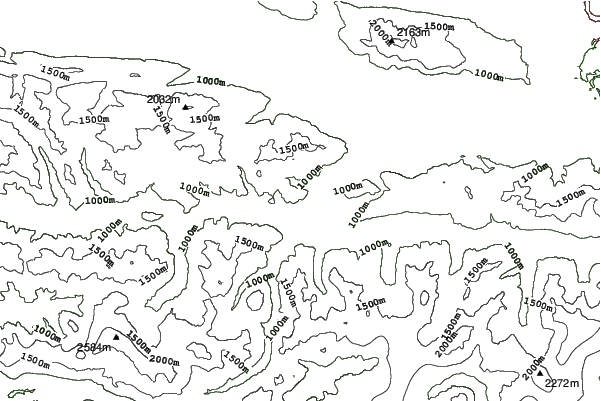 Tarvisio neighbourhood contours