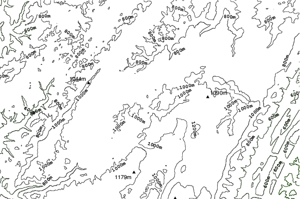 Timberline Four Seasons neighbourhood contours