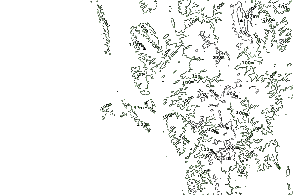 Toyotomi Onsen Choei neighbourhood contours