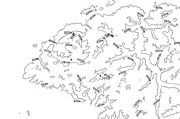 Troják neighbourhood contours
