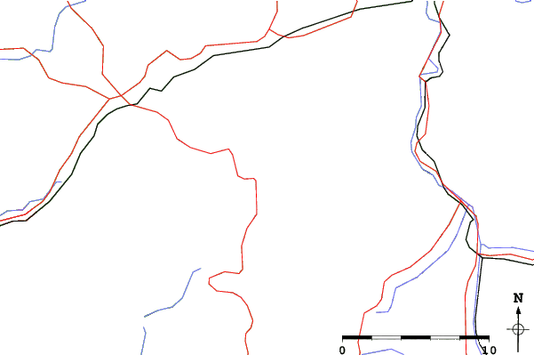 Roads and rivers close to Troják