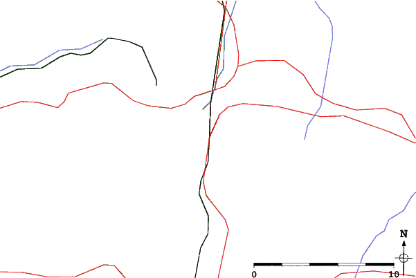 Roads and rivers close to Ulricehamn