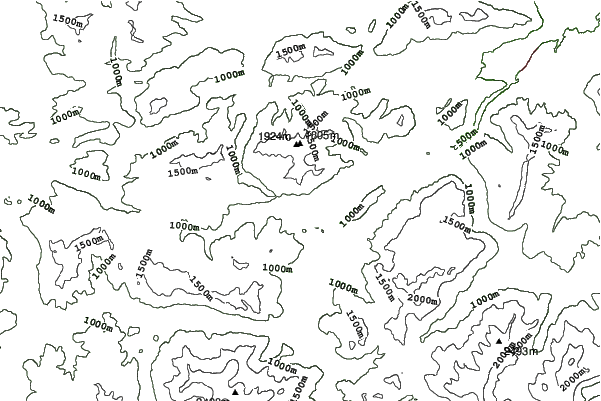 Unken/Heutal neighbourhood contours