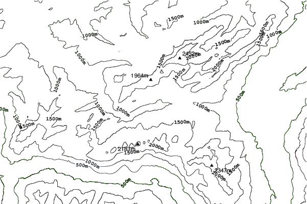 Unterwasser - Toggenburg neighbourhood contours