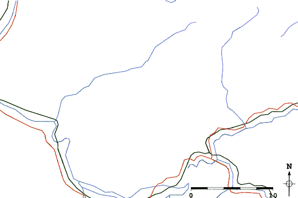 Roads and rivers close to Vratna Dolina
