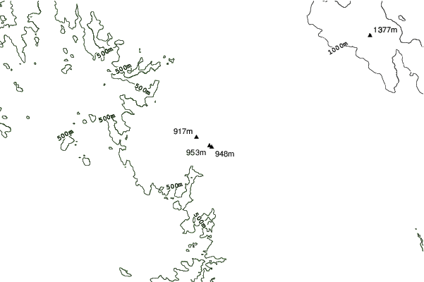 Waldkirchen-Oberfrauenwald neighbourhood contours