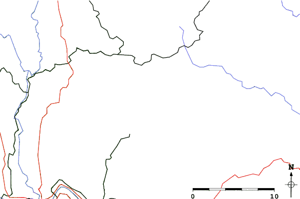 Roads and rivers close to Waldkirchen-Oberfrauenwald