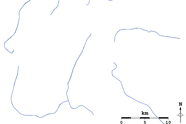Roads and rivers close to Whara Kea Chalet