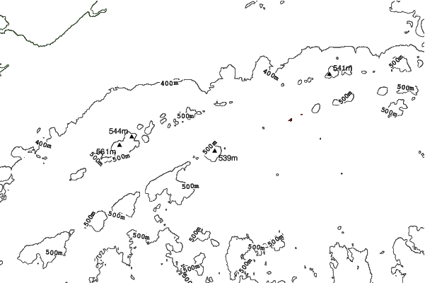 Whitecap Mountain neighbourhood contours