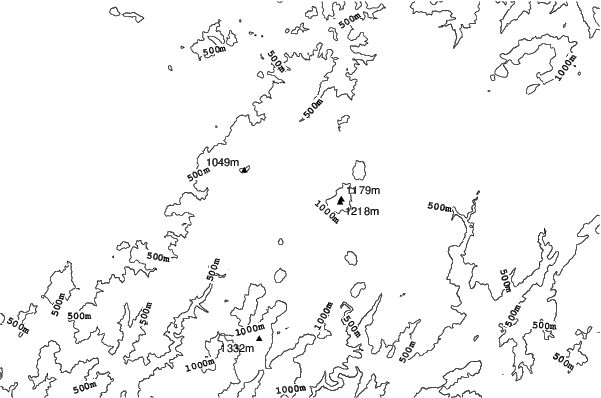 Yawata Kogen 191 neighbourhood contours