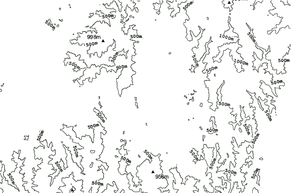 Yokone neighbourhood contours